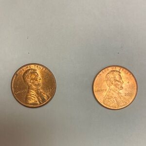 Copper Penny Coin Set very rare find 😂